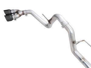 Ford F150 Performance Exhaust - Dual Side Exit - AWE Tuning - 0FG Cat Back - Diamond Black - `21-`27